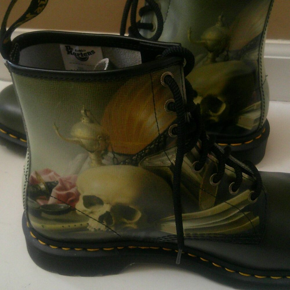 DR MARTENS  THE NATIONAL GALLERY Goth LACE UP BOOTS M10  W11 - Picture 3 of 8